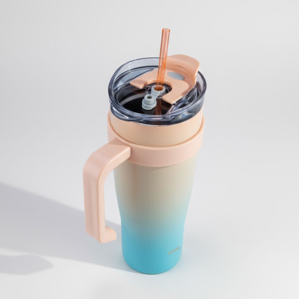 Bernardo Alto Pipetli Termos Bardak Turkuaz 1000ml