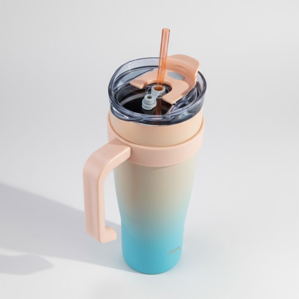 Bernardo Alto Pipetli Termos Bardak Turkuaz 1000ml