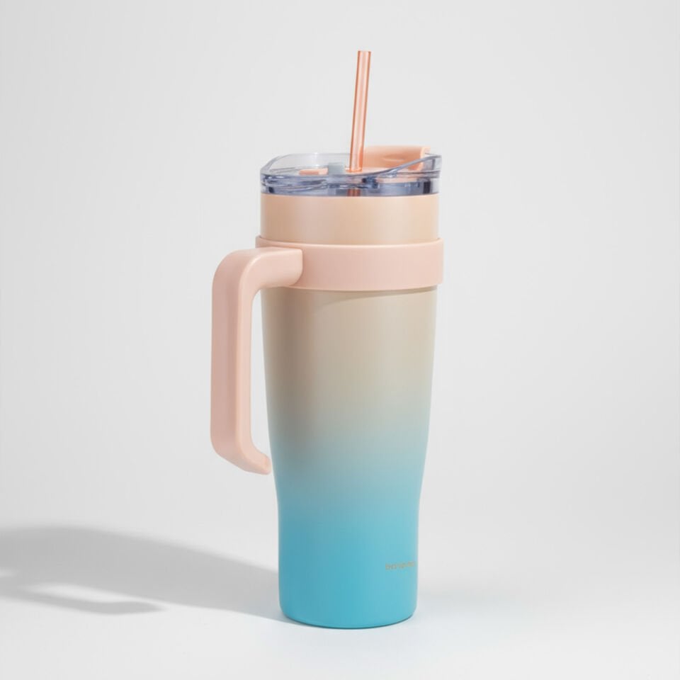 Bernardo Alto Pipetli Termos Bardak Turkuaz 1000ml
