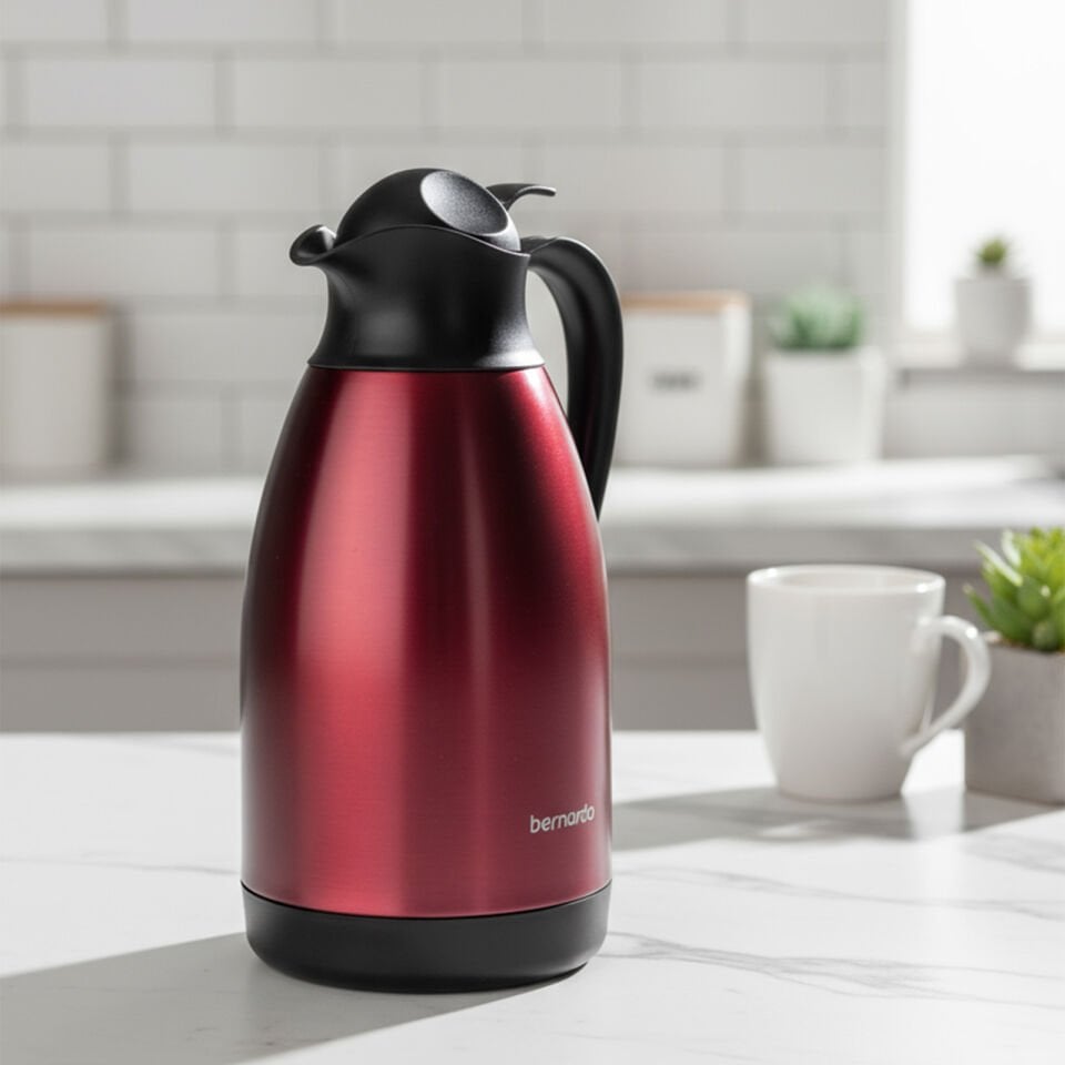 Bernardo Grandio Çelik Termos Bordo 2 Litre