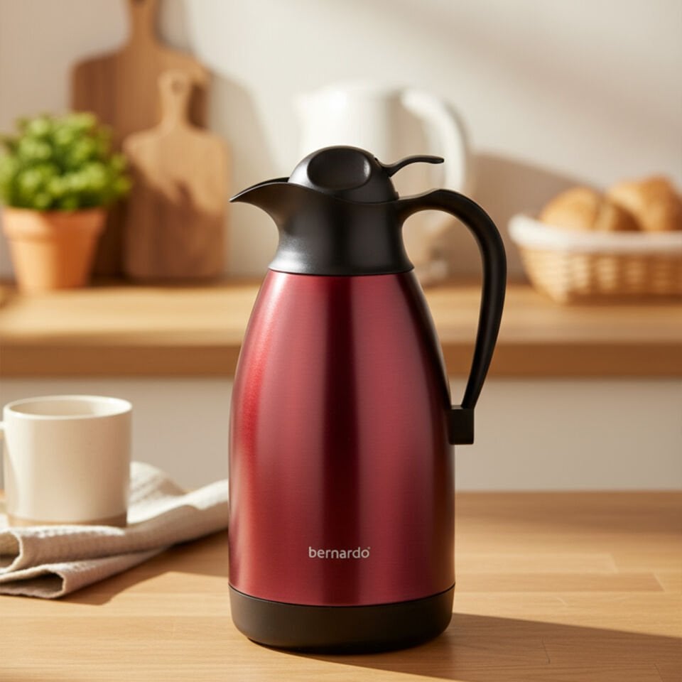 Bernardo Grandio Çelik Termos Bordo 2 Litre