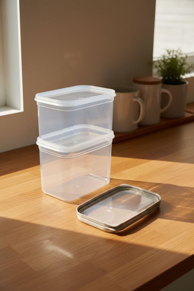 Bernardo Hide Plus 2'li Saklama Kabı 1900 ml Beyaz