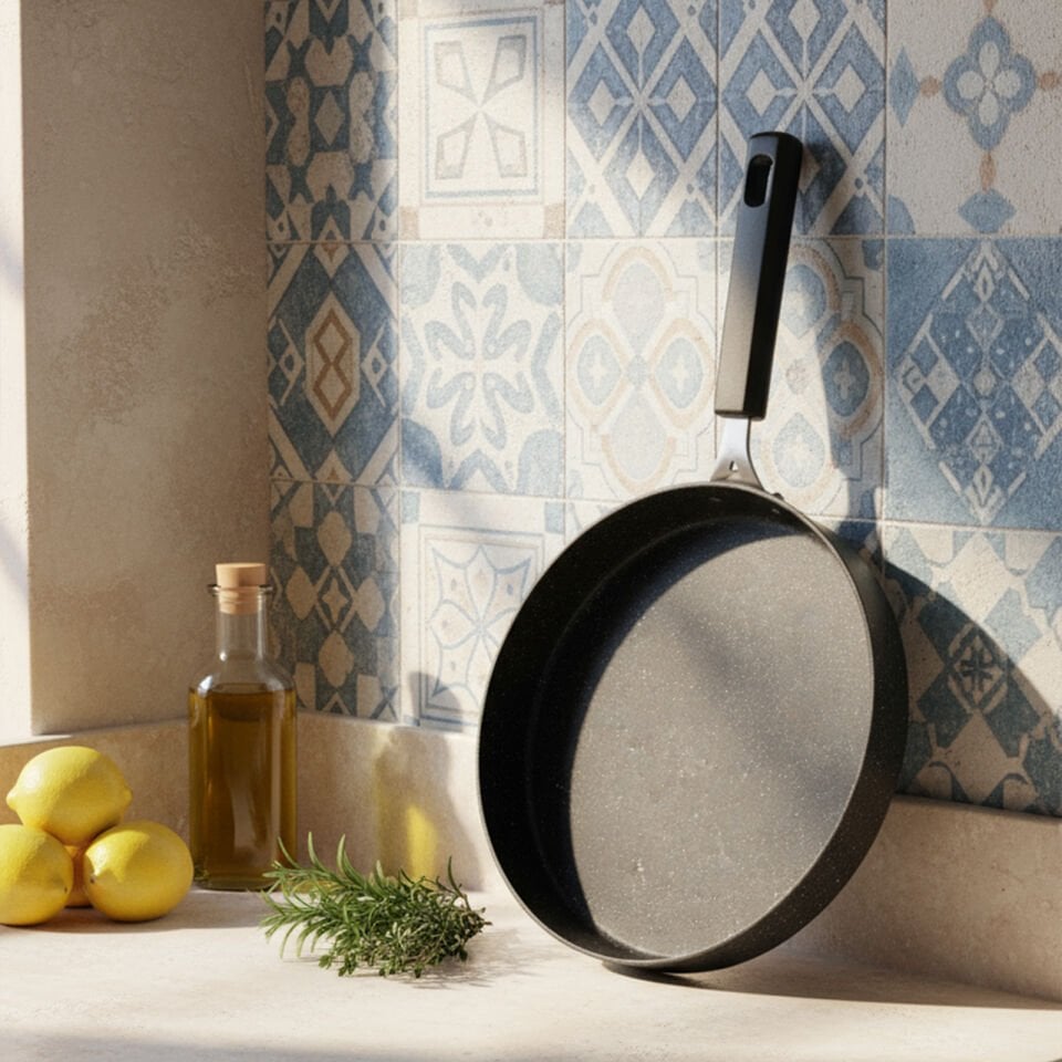 Bernardo Wave 32cm Granit Balık Tavası