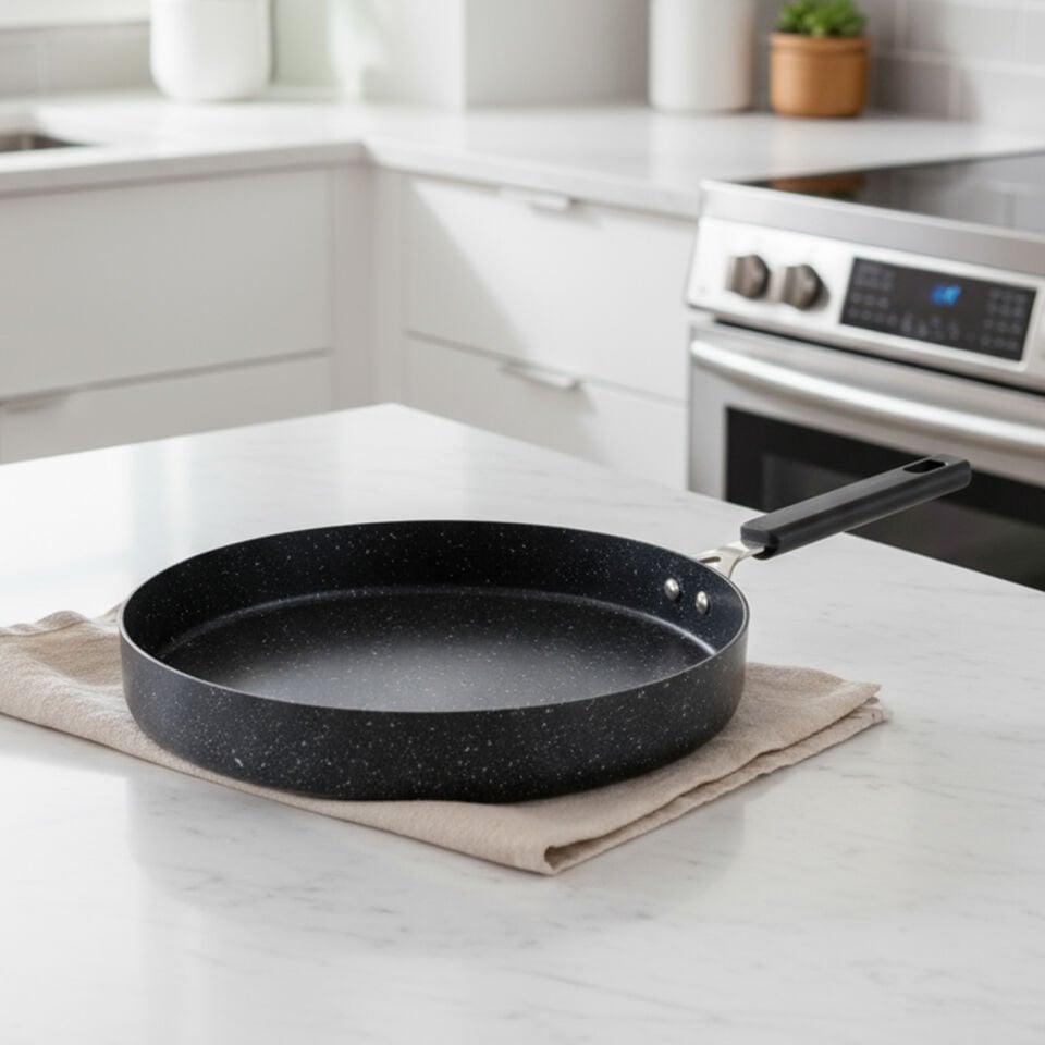 Bernardo Wave 32cm Granit Balık Tavası