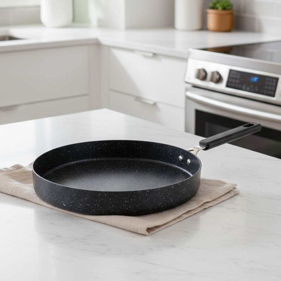 Bernardo Wave 32cm Granit Balık Tavası