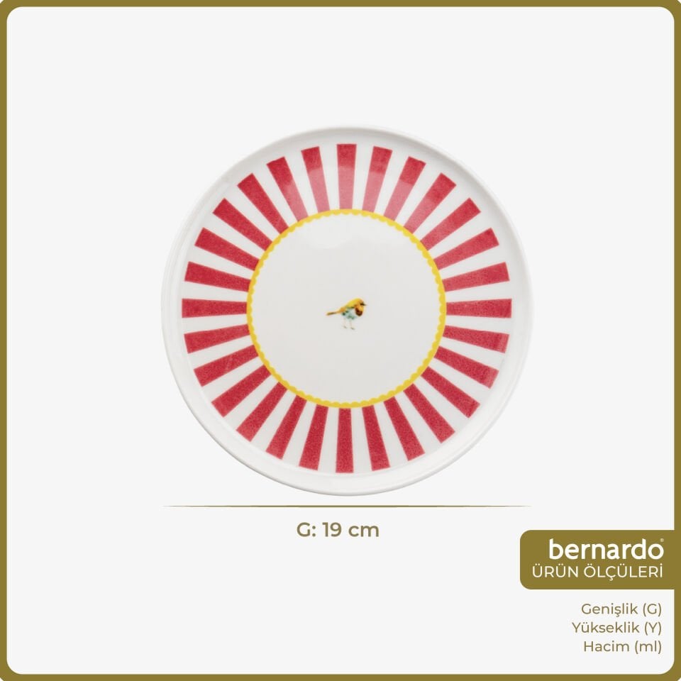 Bernardo Bird Time 6 Parça Pasta Takımı