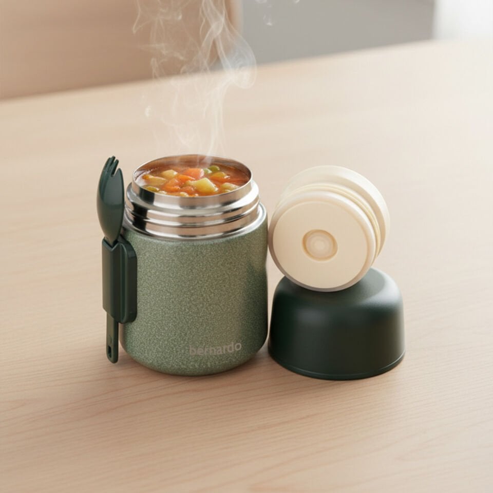 Bernardo Duo Yemek Termosu 500 ml Yeşil