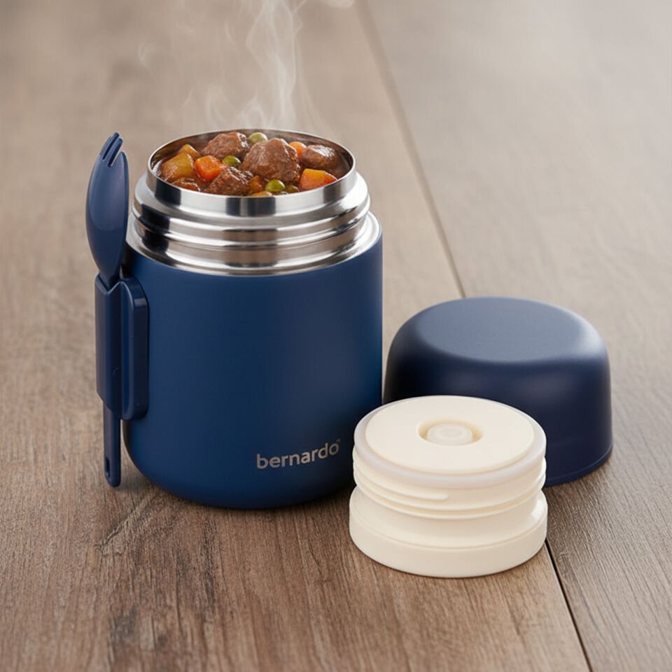 Bernardo Duo Yemek Termosu 500 ml Lacivert