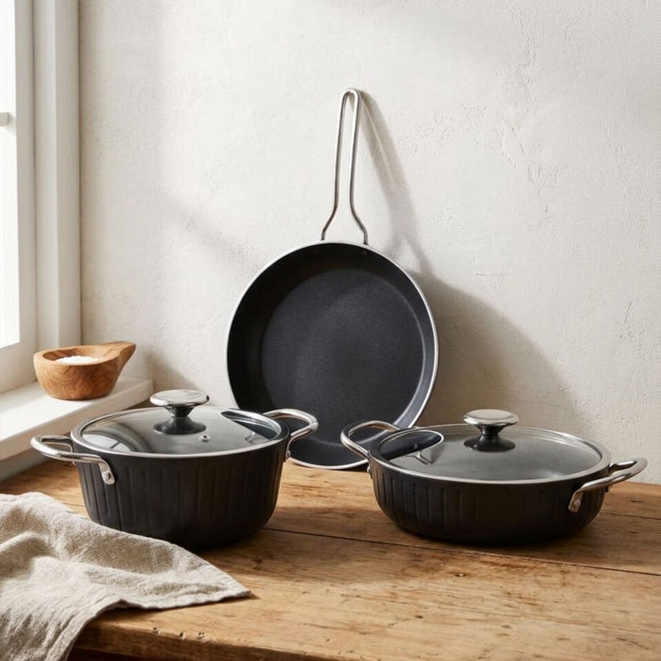 Bernardo Impera 5 Parça Tencere Seti