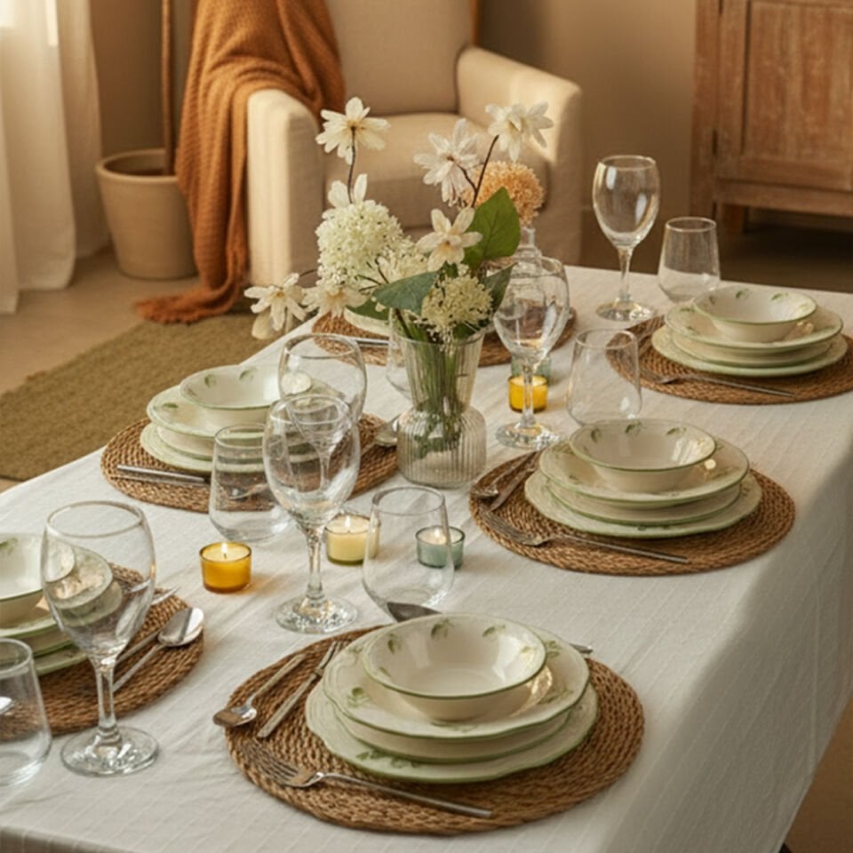 Bernardo Leaf Tifany 24 Parça Porselen Yemek Takımı