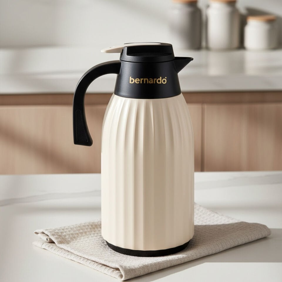 Bernardo Silva Cam Termos Krem 1.5 Litre
