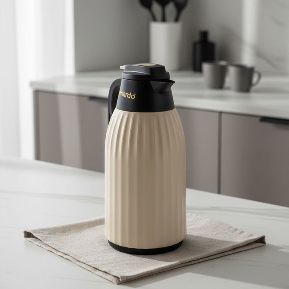 Bernardo Silva Cam Termos Krem 1.5 Litre
