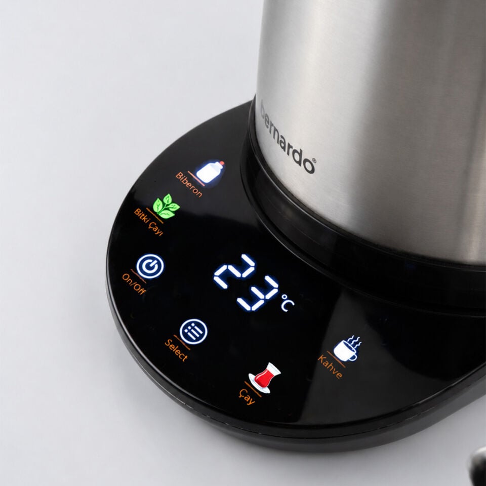 Bernardo Nova Dijital Çelik Çay Makinesi Inox