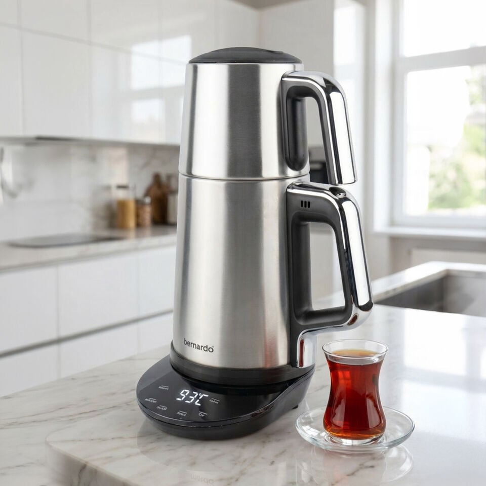 Bernardo Nova Dijital Çelik Çay Makinesi Inox