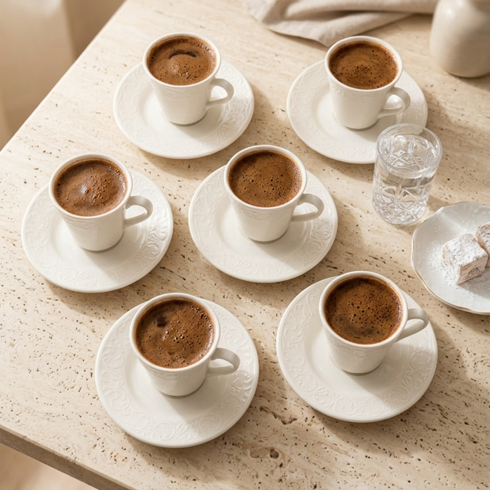 Bernardo Flores 6 Kişilik Fincan Takımı