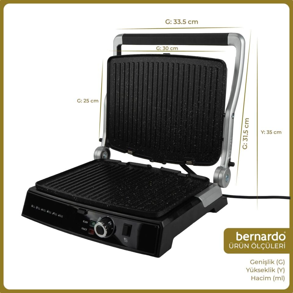Bernardo Ruby Tost Makinesi Inox