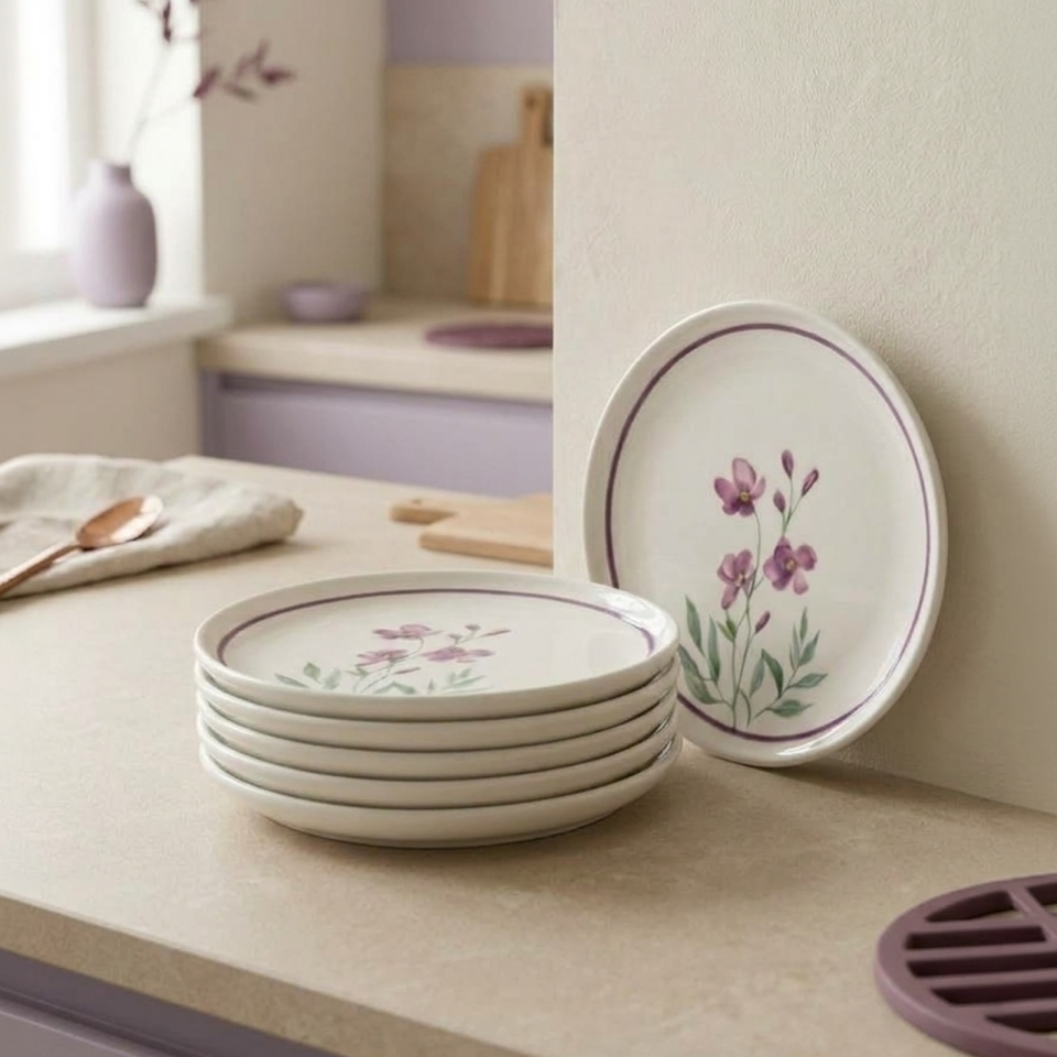 Bernardo Violet 6 Parça Pasta Takımı