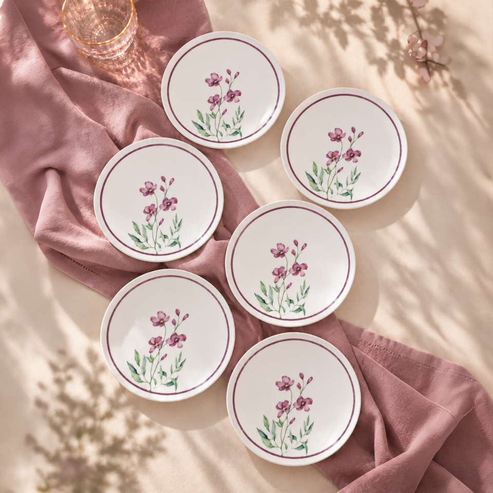 Bernardo Violet 6 Parça Pasta Takımı