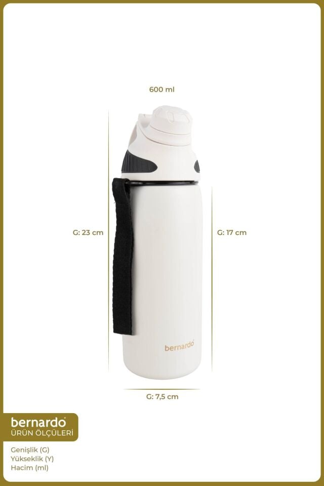 Bernardo Viva Termos Matara Krem 600ml
