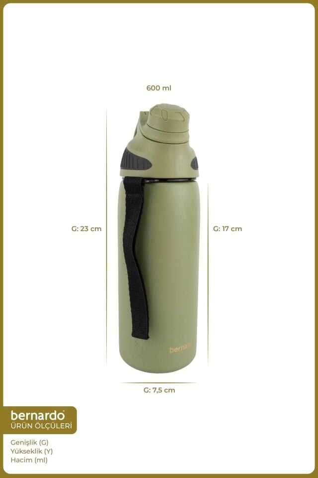Bernardo Viva Termos Matara Yeşil 600ml